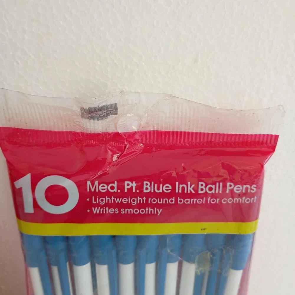 VTG Bic Biro Blue Ink Medium Point Ball Pens 2 Pckgs Of 10 Sealed New Old Stock